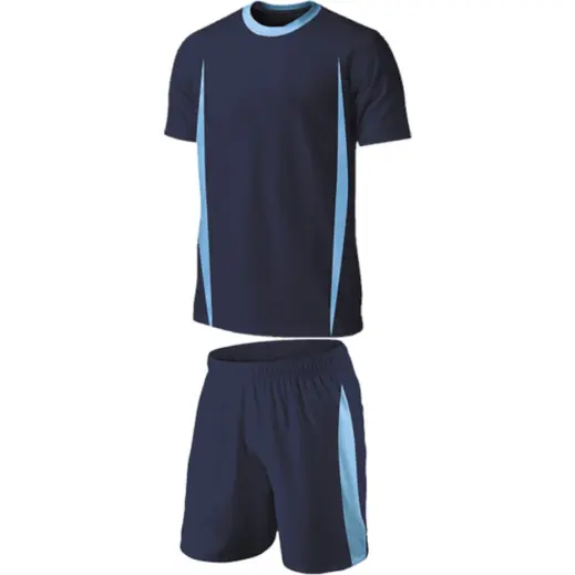 BRT Blade Soccer Single Set Navy-Sky Front